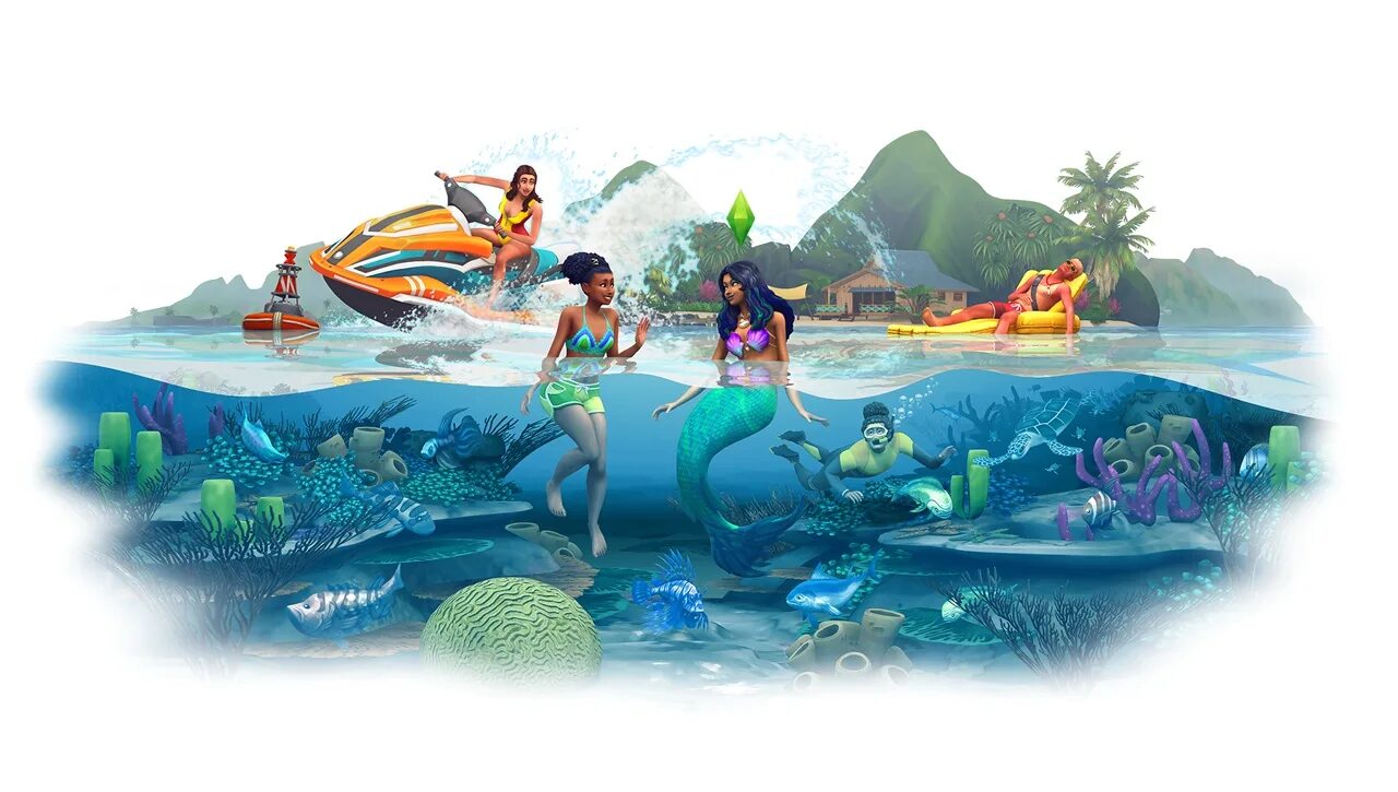 4 жизнь супер. The sims 4. жизнь на острове. «the sims 4: жизнь на острове» руссалки.