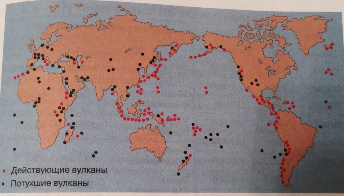 Карта действующих вулканов. Потухшие вулканы на карте. Зоны современного вулканизма евразия