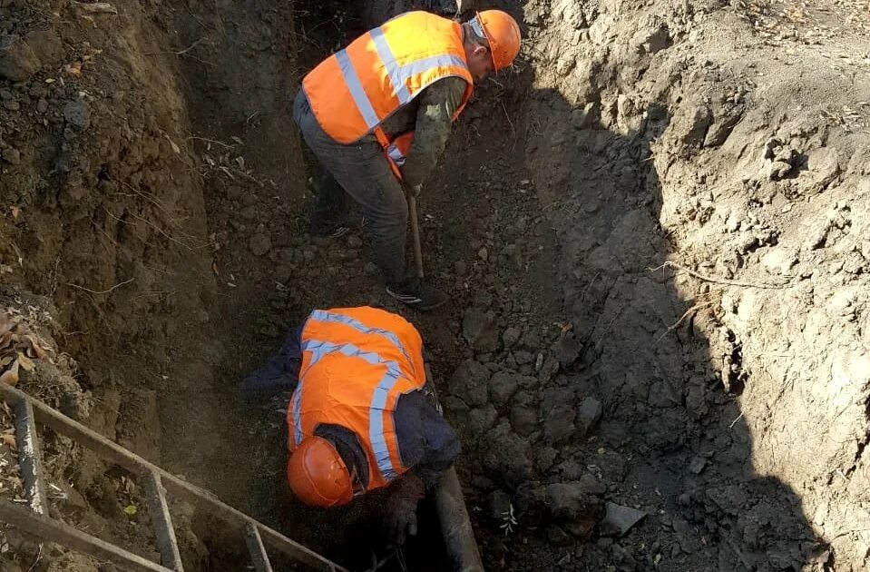 аварийная г шахты. водовод шахтных вод. аварийная г шахты. подвоз воды. шахтинский водоканал.