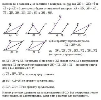 Постройте векторы ab ac