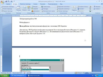 Лабораторная работа ms word