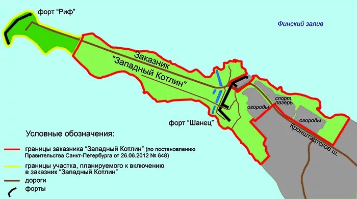 Finnish topographic map of Kronstadt and Kotlin
