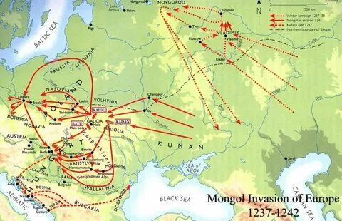 До куда дошли монголы