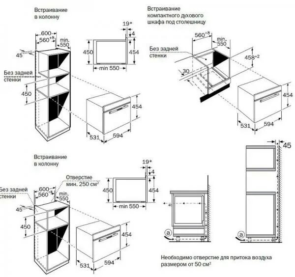 Схема встраивания духовых шкафов. Схема встраивания духового шкафа на 600. Neff c17ms22no духовой шкаф схема встройки. Схема встраивания духового шкафа в пенал. Электрическая духовка Neff c67m70n0 схема встраивания.