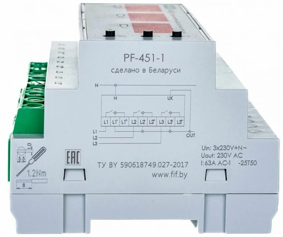 Переключатель фаз автоматический pf 451 1. Переключатель фаз автоматический трехфазный 63а. Переключатель фаз pf-451-1. Евроавтоматика pf-451-1. Евроавтоматика pf-451-1.