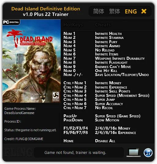 Чит на dead island. Дед Исланд 1 Дефинитив эдишн. Dead Island ПС 5 версия.