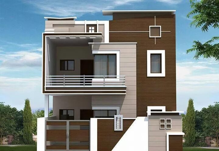 Three storey. Front elevation. house elevation. freestanding house. three-story house.