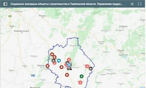Публичная карта тамбов