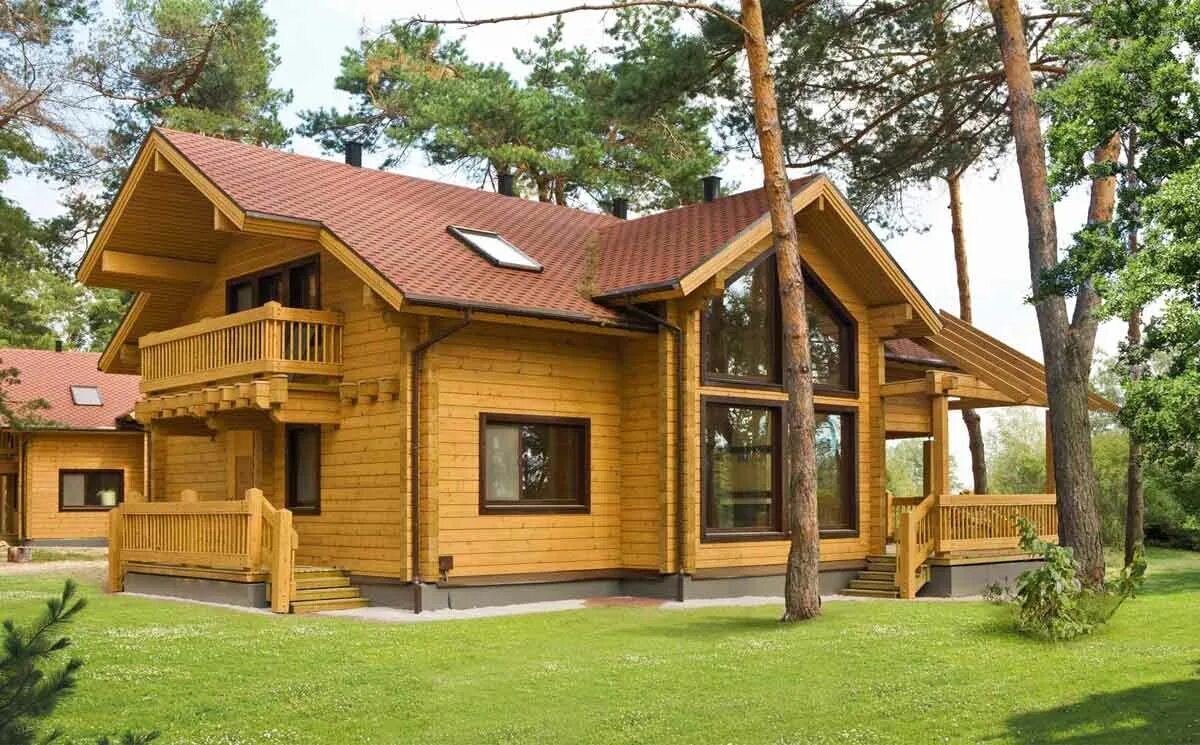 Проекты деревянных домов. Дом из оцилиндрованного бревна. Проекты деревянных домов. Деревянный коттедж. Проекты деревянных.