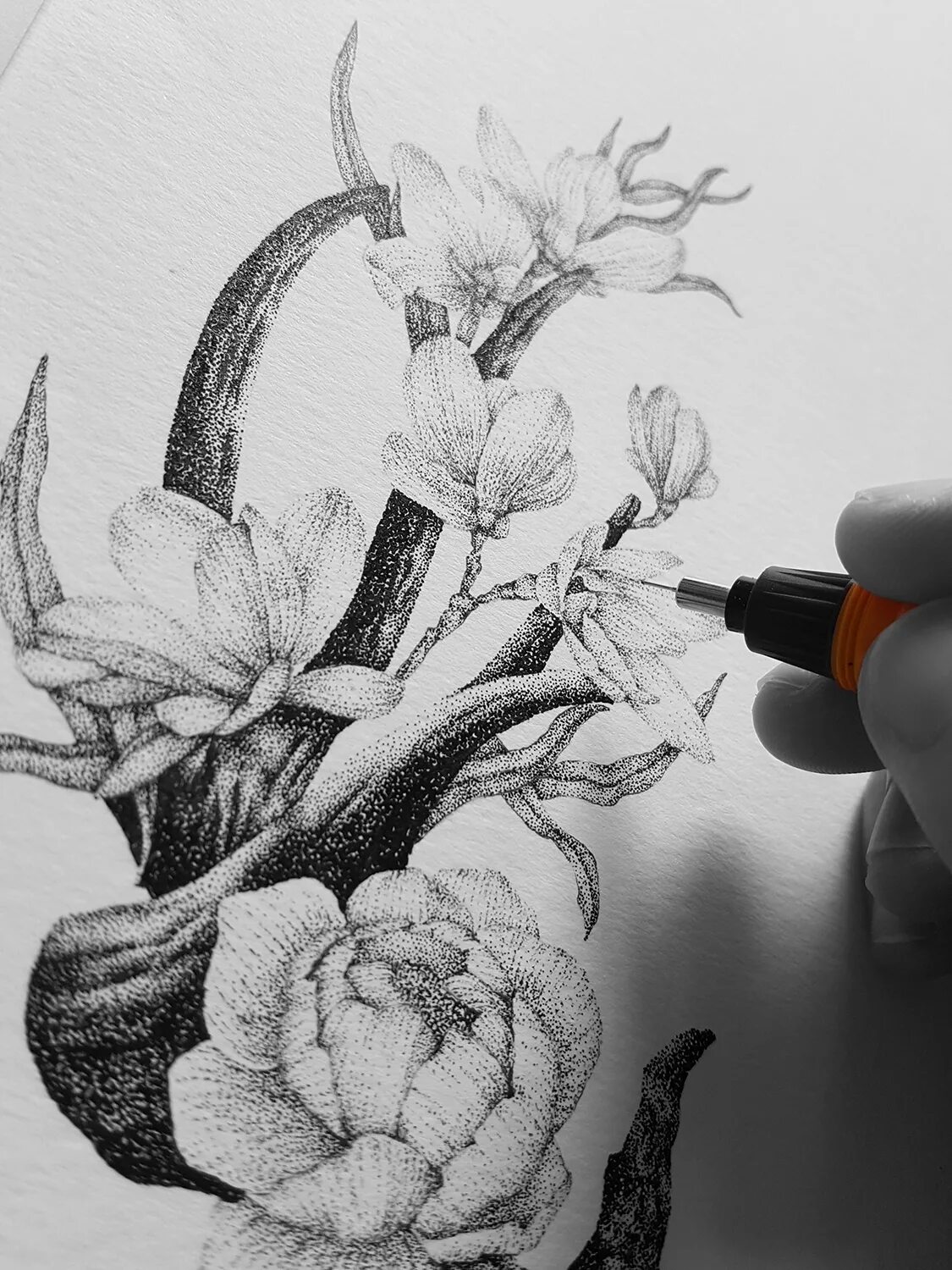 Абстракционизм карандашом. Волосы графика. Геометрический стиль рисования. Wacom cintiq pro 27. Graphics draw.