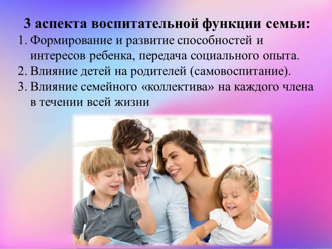 Воспитательная функция семьи. Функции семьи в воспитании. Воспитательная функия семьи. Роль семьи в воспитании.