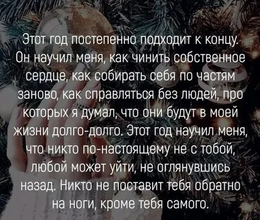 Этот год постепенно подходит к концу