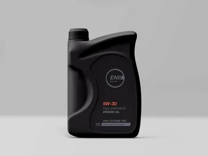 Engine Oil Bottle Mockup.