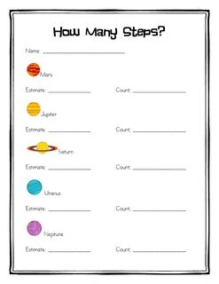 Exploring space 3 grade worksheets