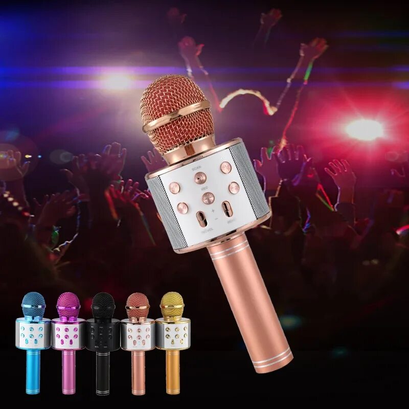 Музыкальный микрофон. Микрофон wireless microphone. микрофон ws-858. микрофон вс 858. ws-858 wireless microphone зарядка.