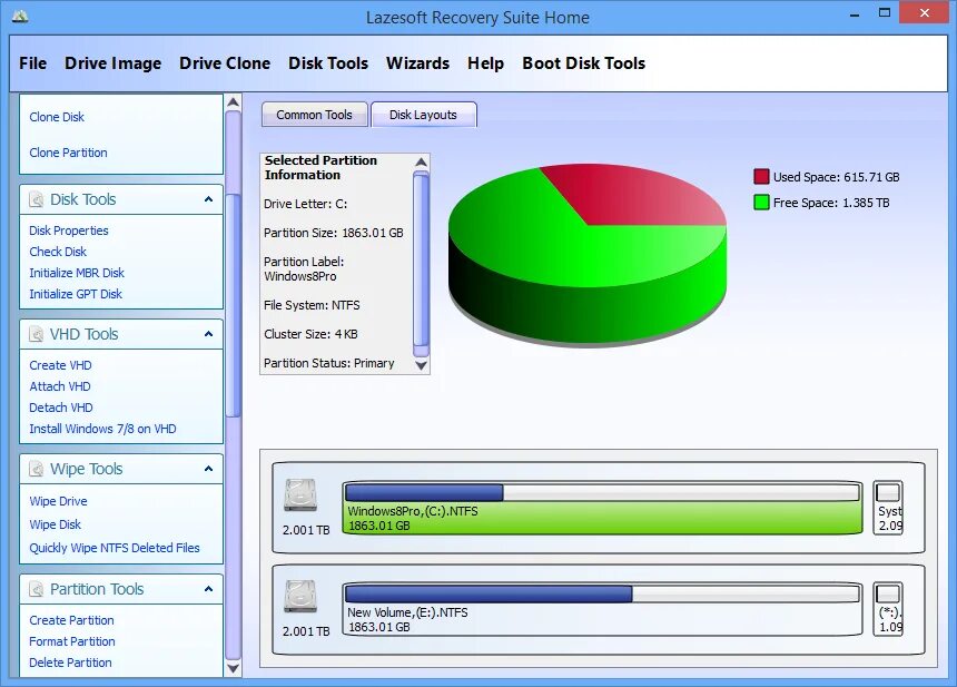 Clone disk