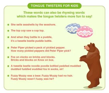 Wordwall tongue twisters