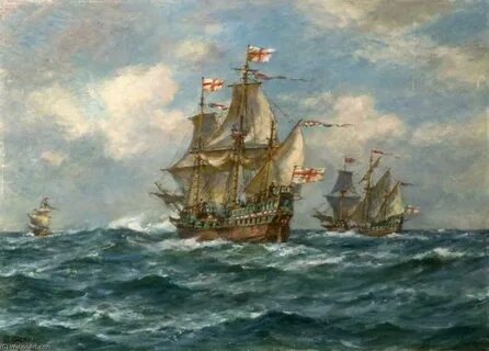 Drake left two ships on the east