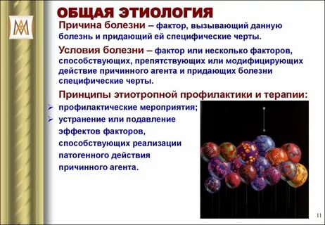 Причины болезней этиология