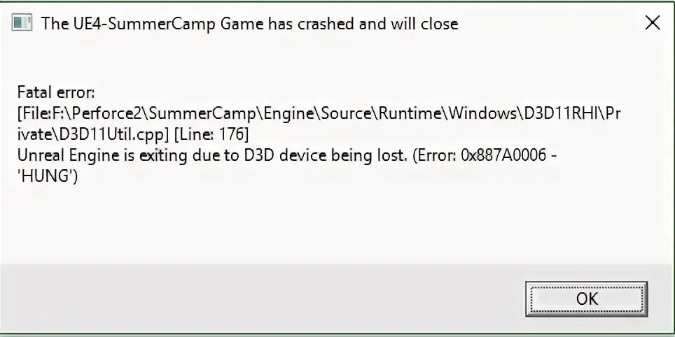 Roblox has crashed due to