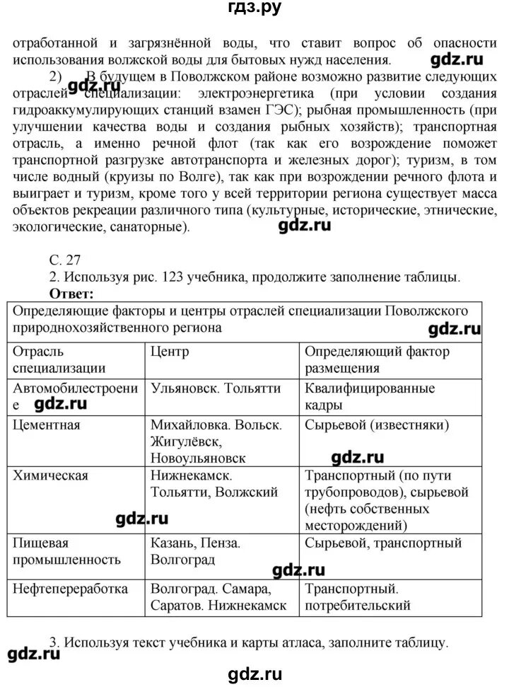 География 5 класс страница 67 таблица