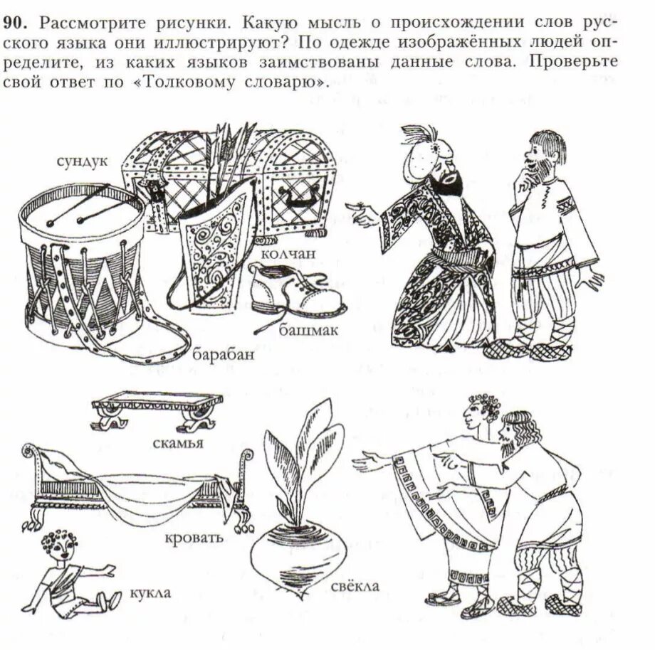 Слова древне происхождения. Заимствованные и устаревшие слова. Заимствованные слова картинки. Примеры заимствования рисунок. Заимствования в русском языке иллюстрации.