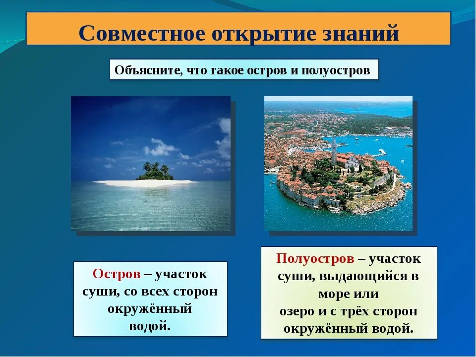 Примеры полуостровов в россии. Острова и полуострова. Чем отличается остров и полуостров. Остров от полуострова. Примеры островов.