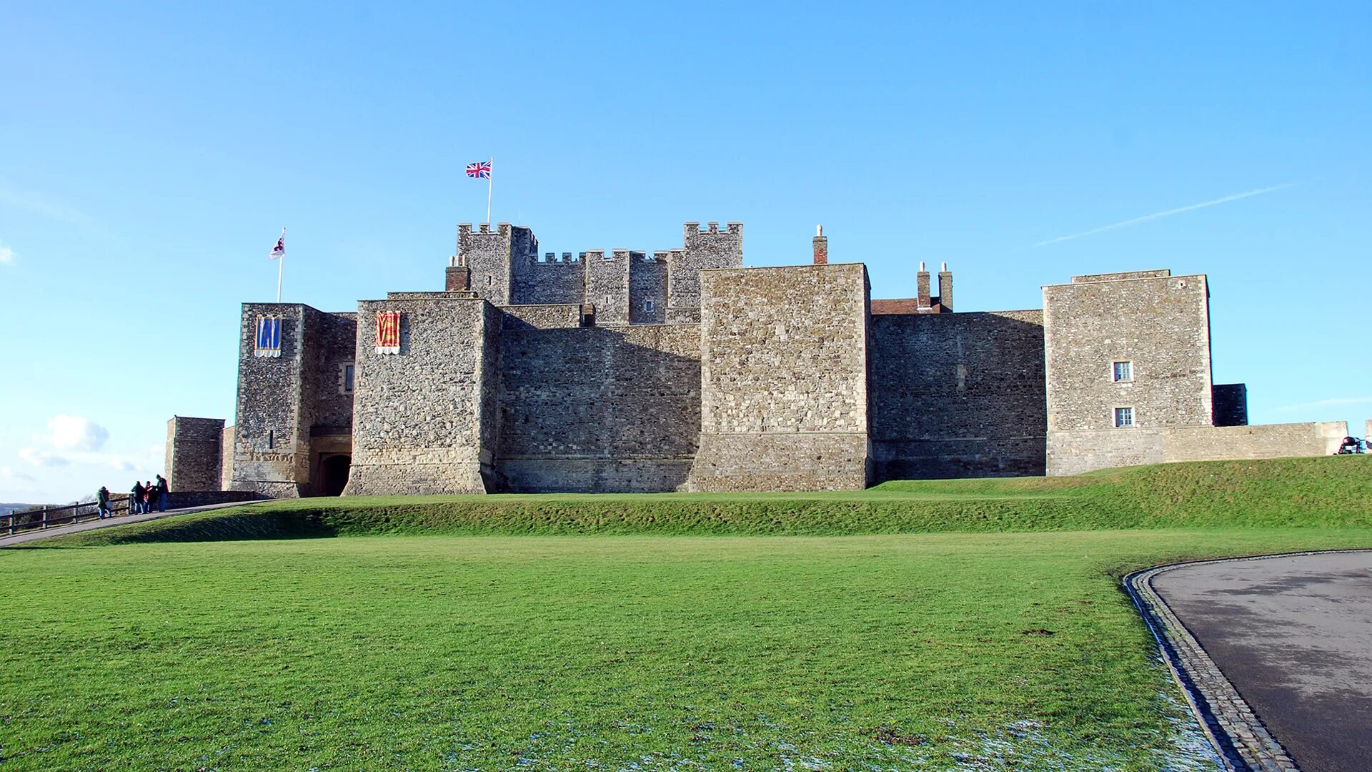 The castle was built in the
