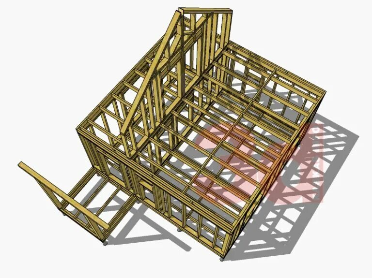Кд 58 plus. Макет каркасного дома. Каркас инфо проекты. Дом линка. Каркасное перекрытие.