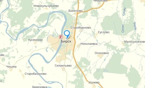 карта бирского района с деревнями. 4. город бирск на карте. бирск город бирск на карте. бирск на карте башкирии.