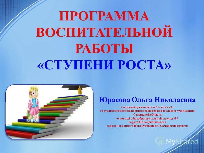 Отчет воспитательной работы классного руководителя 3 класса