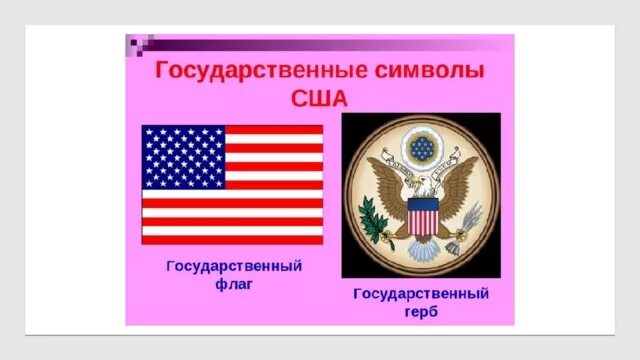 Какой из них является символом сша. Какой из них является символом сша