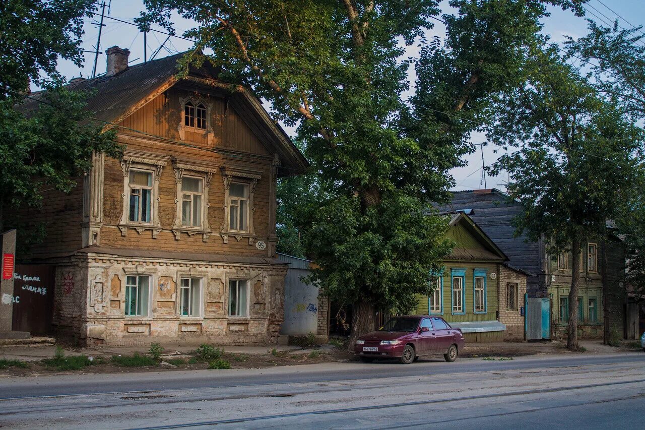 Старые дома в центре города