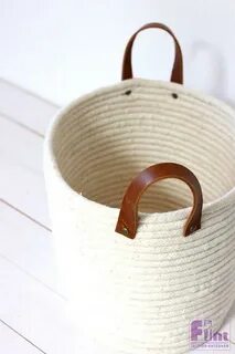 Корзинки из шнуров