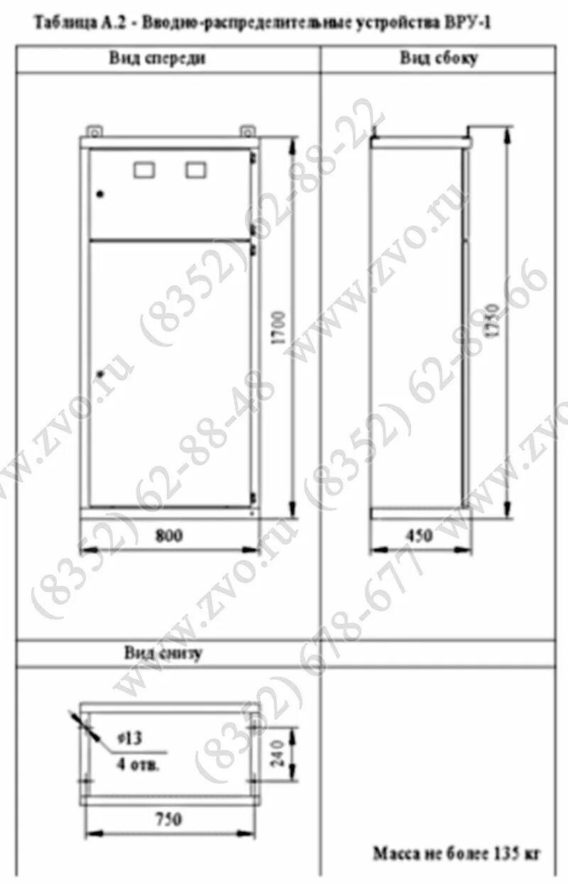 Площадь вру. Габариты ВРУ 8503. Размеры ВРУ 0.4 кв. ВРУ габариты 600 800. Металлический шкаф ВРУ чертеж.