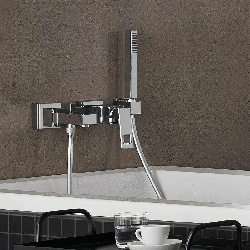 Смесители для ванны grohe хром. Grohe 23141000 Eurocube. Grohe Eurocube 23140000. Смеситель для ванны Grohe Eurocube 23140000. Смеситель для ванны Grohe Eurocube хром.