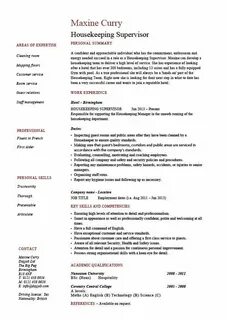 Cv for jobs experience