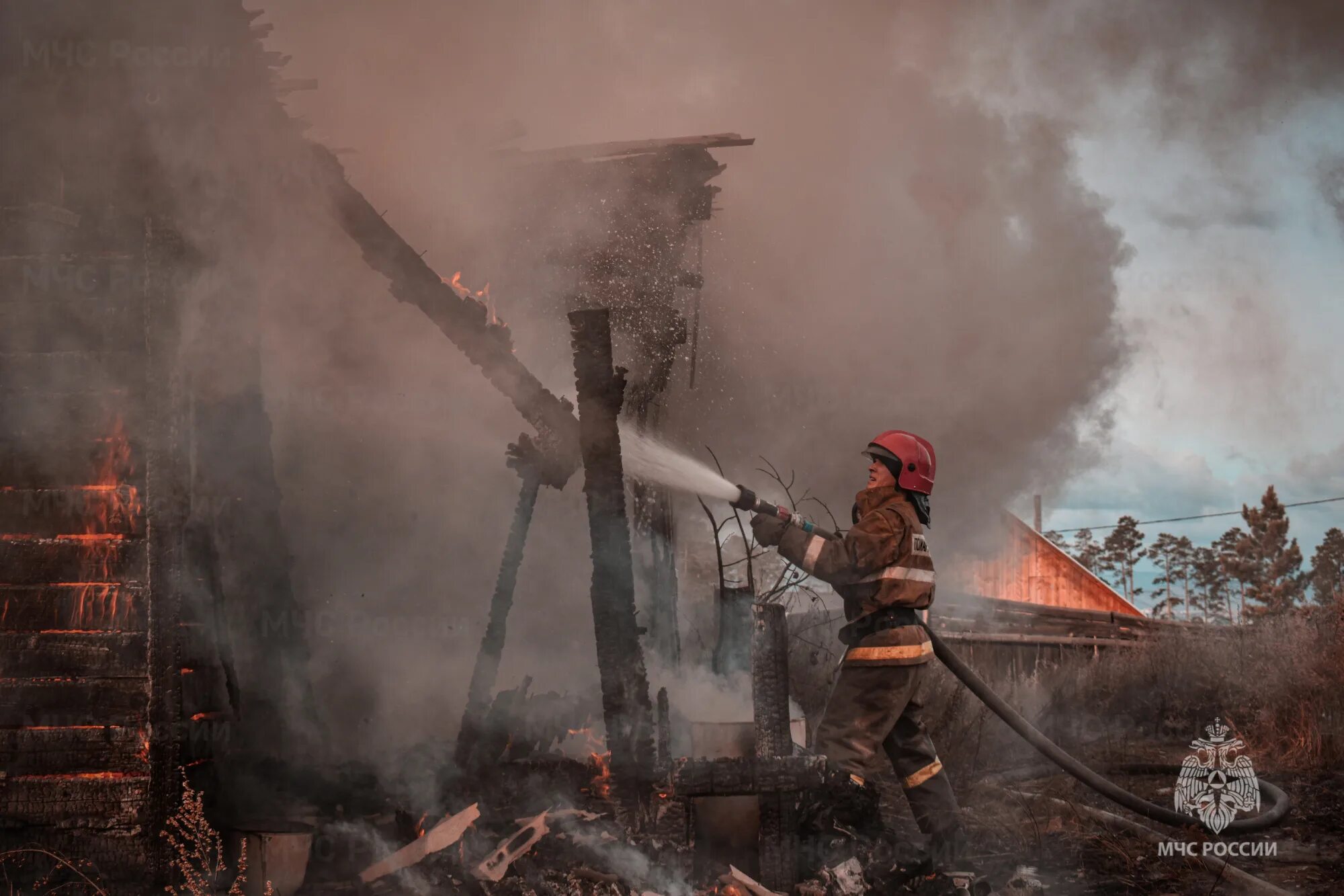 Пожары в республике бурятия