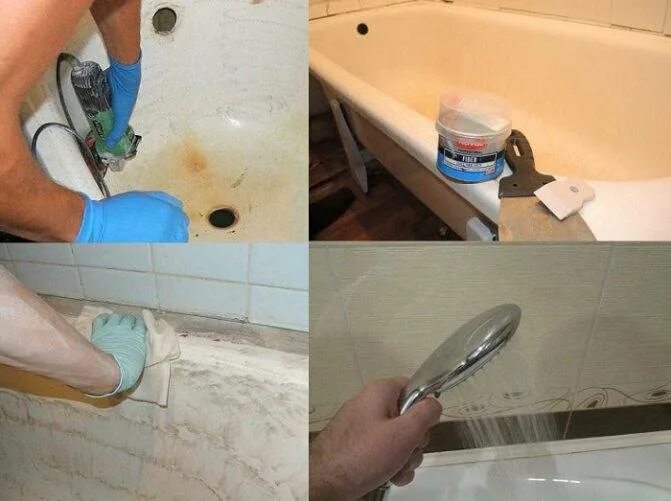 Акриловая заливка ванны