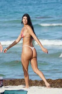 LUCCIANA BEYNON in Bikini at a Beach in Miami 07202022.