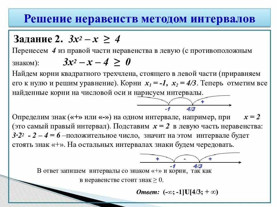 Алгоритм решения неравенств методом интервалов. Решение квадратных неравенств методом интервалов 9 класс неравенства. Как решать неравенства алгоритм. Решение неравенств методом интервалов алгоритм решения.