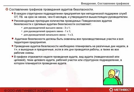 Проведение поведенческого аудита