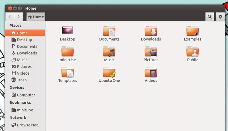 Nautilus linux. Файловый менеджер убунту. nautilus файловый менеджер. ubuntu 12.10 обзор.