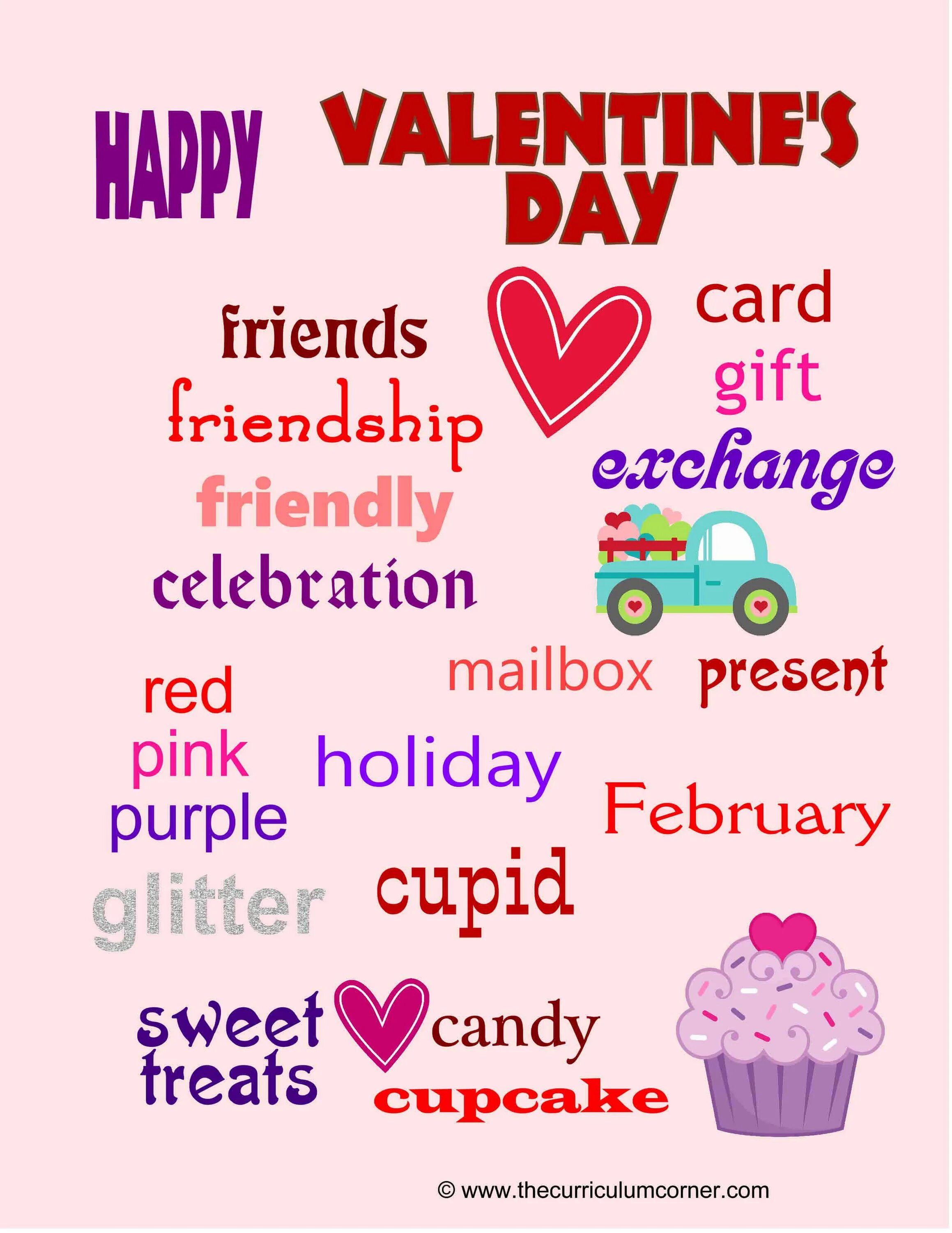 St Valentine's Day poems. St Valentine's Day Vocabulary. Valentine s wordwall