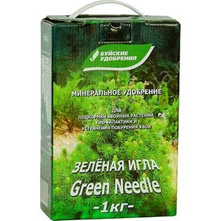 Зеленая игла для хвойных