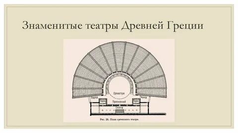 Название древних театров