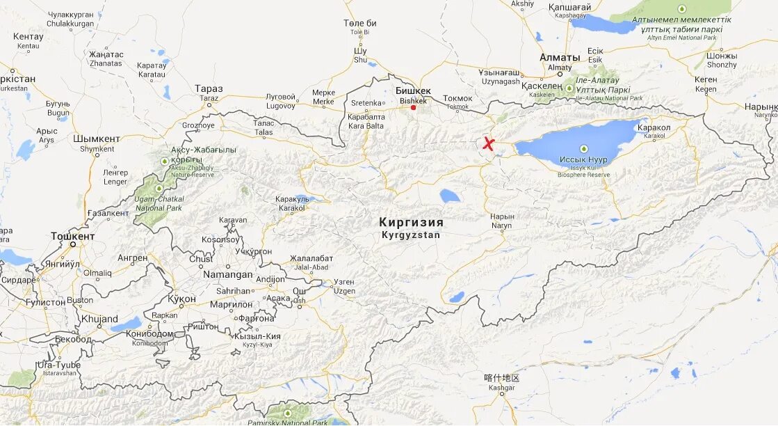 Какие карты в киргизии. Киргизия на карте. Горы Киргизии на карте. Гугл карта Кыргызстана.