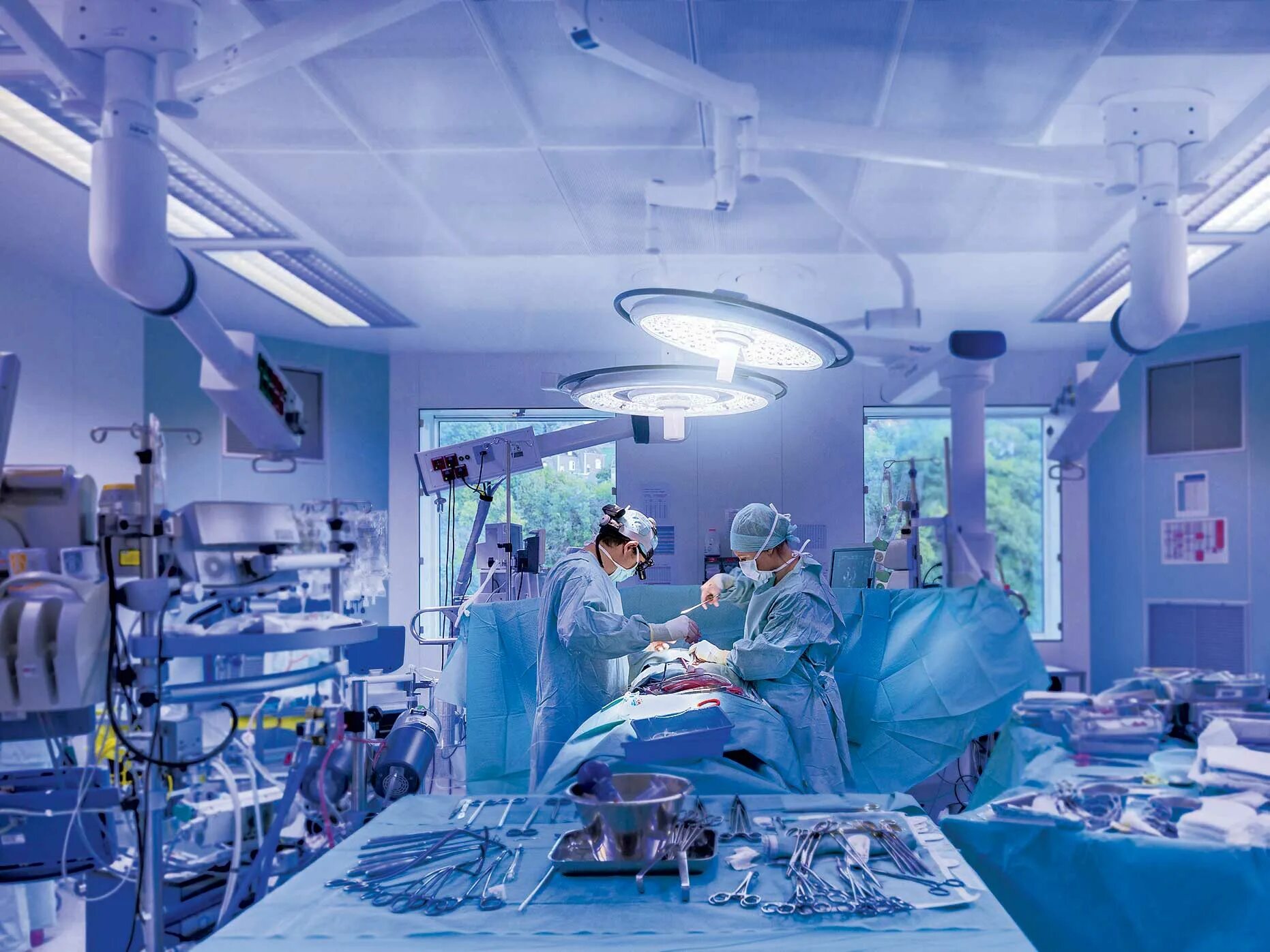 Surgery 1. Операционная. Кардиоторакальная хирургия. Современная Операционная.