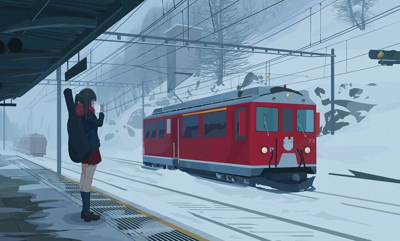 Train animated