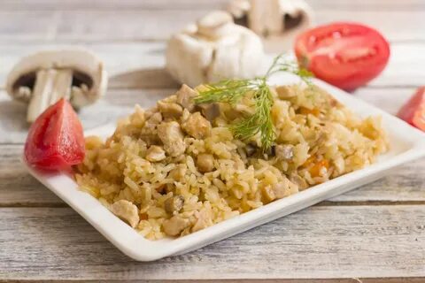 Ризотто рецепт классический с курицей и овощами